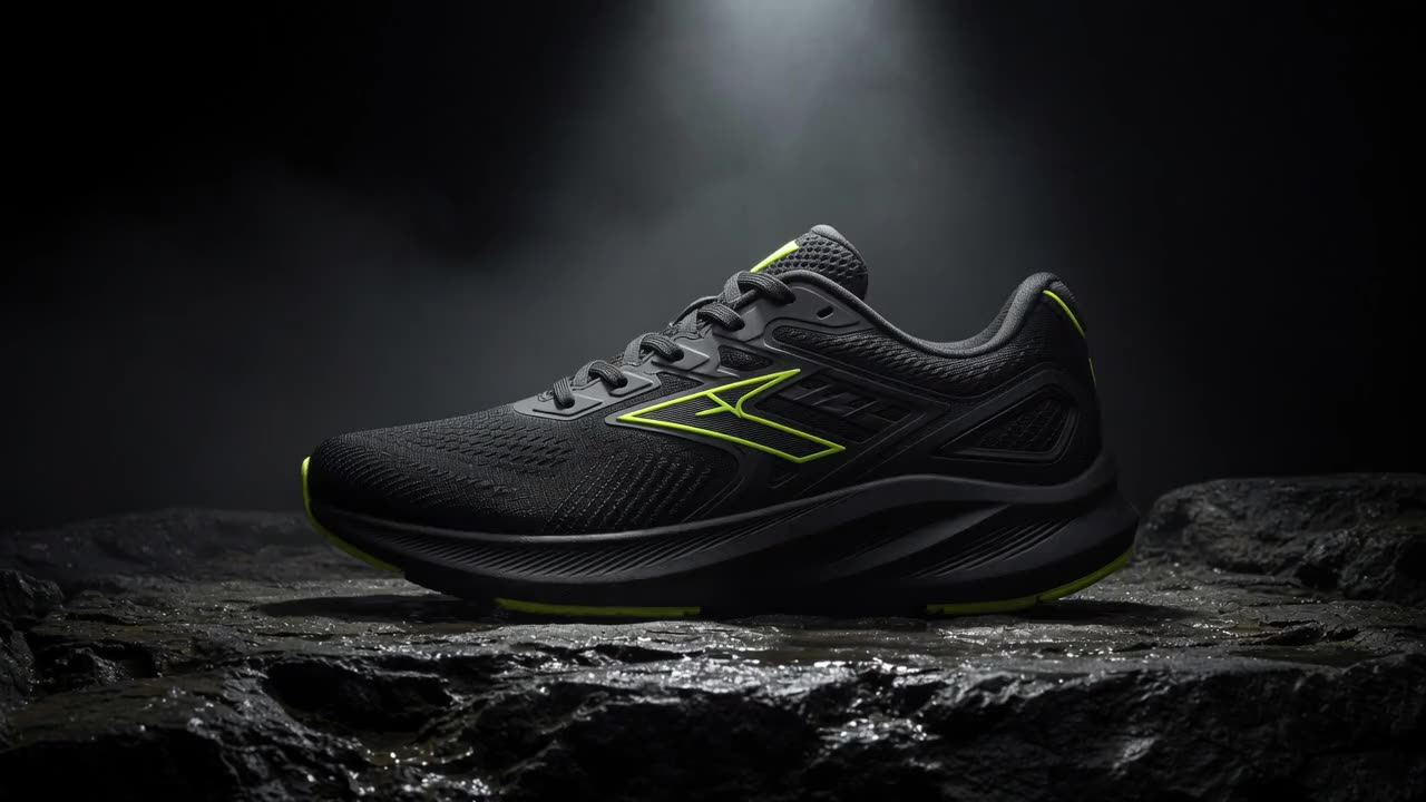 Apex One, zapatilla bajo un foco de estudio